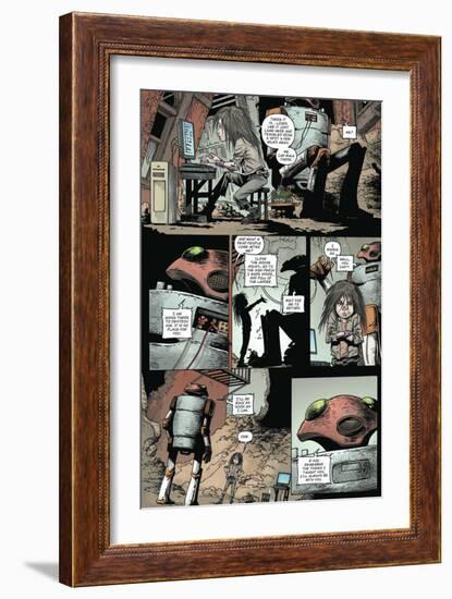 Zombies vs. Robots: Volume 1 - Comic Page with Panels-Val Mayerik-Framed Art Print