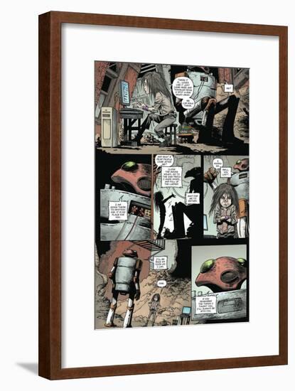 Zombies vs. Robots: Volume 1 - Comic Page with Panels-Val Mayerik-Framed Art Print