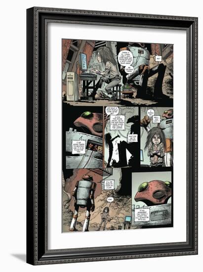 Zombies vs. Robots: Volume 1 - Comic Page with Panels-Val Mayerik-Framed Art Print