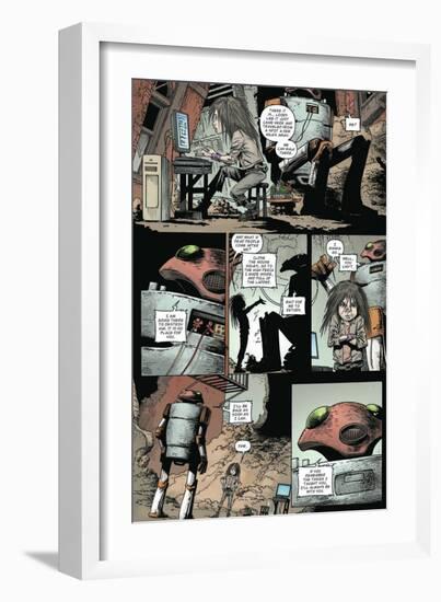 Zombies vs. Robots: Volume 1 - Comic Page with Panels-Val Mayerik-Framed Premium Giclee Print