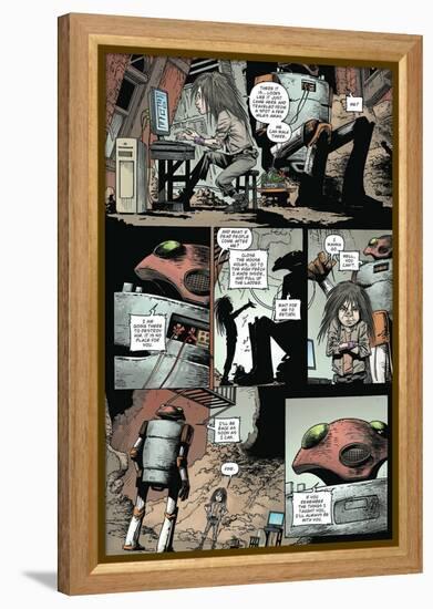 Zombies vs. Robots: Volume 1 - Comic Page with Panels-Val Mayerik-Framed Stretched Canvas