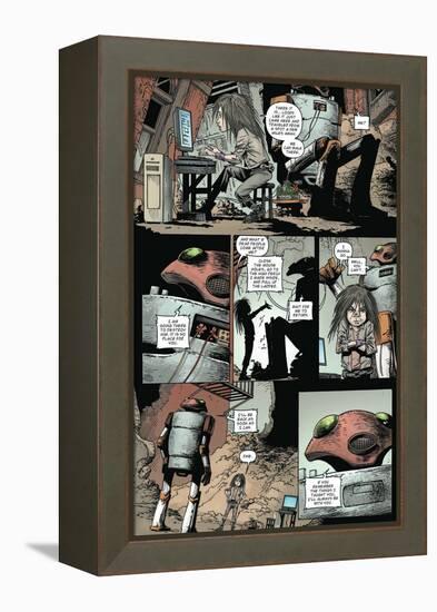 Zombies vs. Robots: Volume 1 - Comic Page with Panels-Val Mayerik-Framed Stretched Canvas