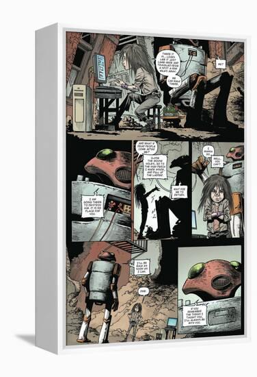 Zombies vs. Robots: Volume 1 - Comic Page with Panels-Val Mayerik-Framed Stretched Canvas