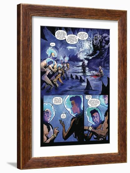 Zombies vs. Robots: Volume 1 - Comic Page with Panels-Anthony Diecidue-Framed Art Print