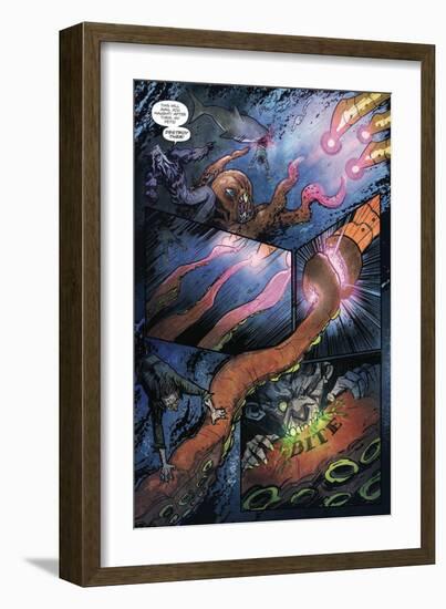 Zombies vs. Robots: Volume 1 - Comic Page with Panels-Anthony Diecidue-Framed Art Print