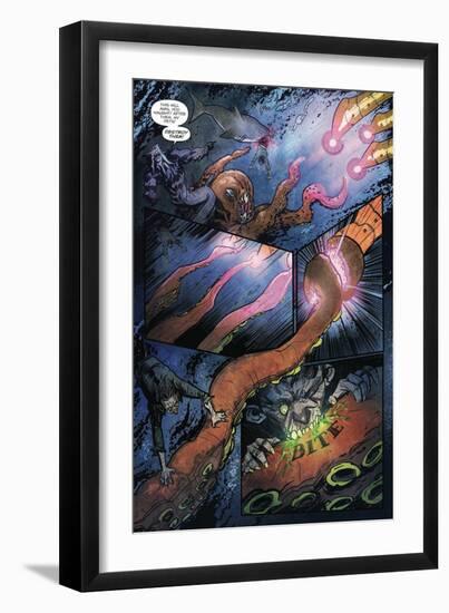 Zombies vs. Robots: Volume 1 - Comic Page with Panels-Anthony Diecidue-Framed Art Print