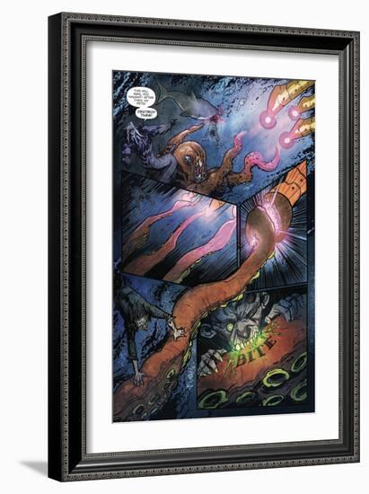 Zombies vs. Robots: Volume 1 - Comic Page with Panels-Anthony Diecidue-Framed Art Print