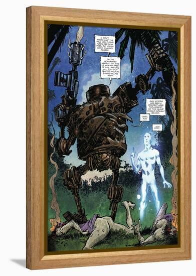 Zombies vs. Robots: Volume 1 - Comic Page with Panels-Anthony Diecidue-Framed Stretched Canvas