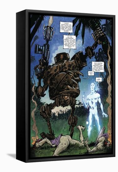 Zombies vs. Robots: Volume 1 - Comic Page with Panels-Anthony Diecidue-Framed Stretched Canvas