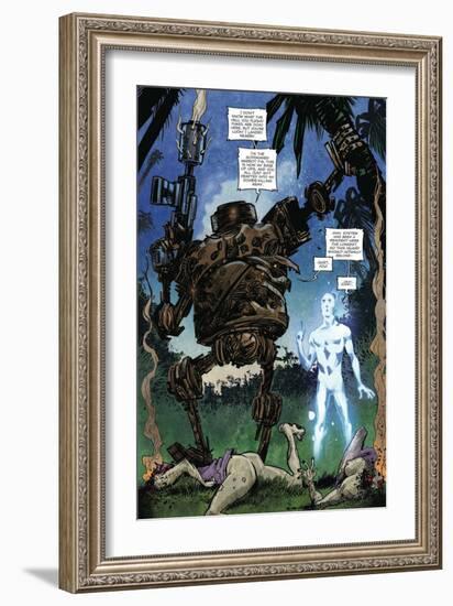 Zombies vs. Robots: Volume 1 - Comic Page with Panels-Anthony Diecidue-Framed Art Print