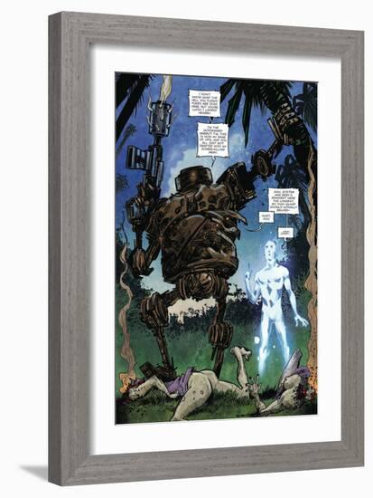 Zombies vs. Robots: Volume 1 - Comic Page with Panels-Anthony Diecidue-Framed Art Print