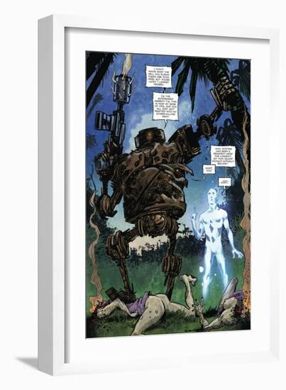 Zombies vs. Robots: Volume 1 - Comic Page with Panels-Anthony Diecidue-Framed Art Print