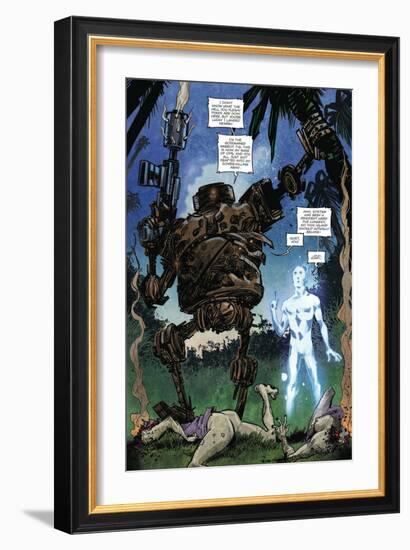 Zombies vs. Robots: Volume 1 - Comic Page with Panels-Anthony Diecidue-Framed Art Print