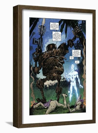 Zombies vs. Robots: Volume 1 - Comic Page with Panels-Anthony Diecidue-Framed Premium Giclee Print