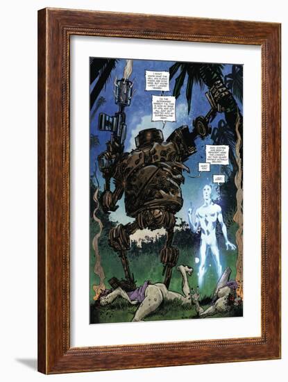 Zombies vs. Robots: Volume 1 - Comic Page with Panels-Anthony Diecidue-Framed Premium Giclee Print