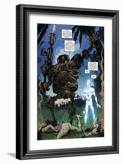 Zombies vs. Robots: Volume 1 - Comic Page with Panels-Anthony Diecidue-Framed Premium Giclee Print