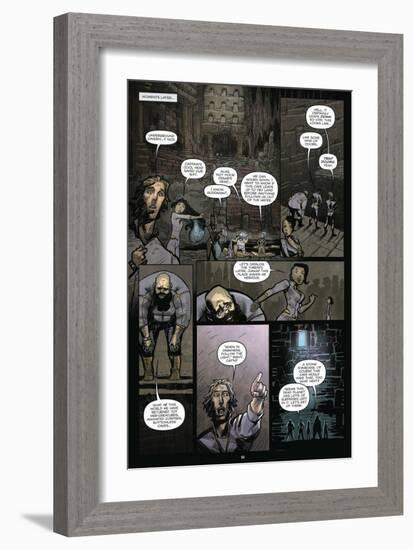 Zombies vs. Robots: Volume 1 - Comic Page with Panels-Anthony Diecidue-Framed Premium Giclee Print