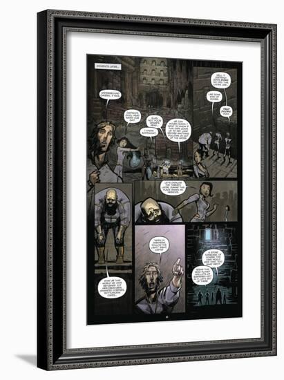 Zombies vs. Robots: Volume 1 - Comic Page with Panels-Anthony Diecidue-Framed Premium Giclee Print