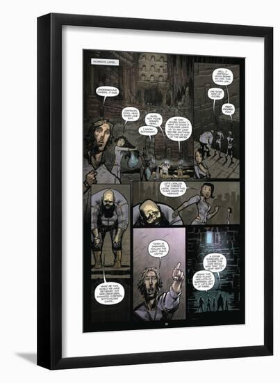 Zombies vs. Robots: Volume 1 - Comic Page with Panels-Anthony Diecidue-Framed Art Print