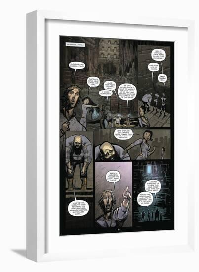 Zombies vs. Robots: Volume 1 - Comic Page with Panels-Anthony Diecidue-Framed Art Print