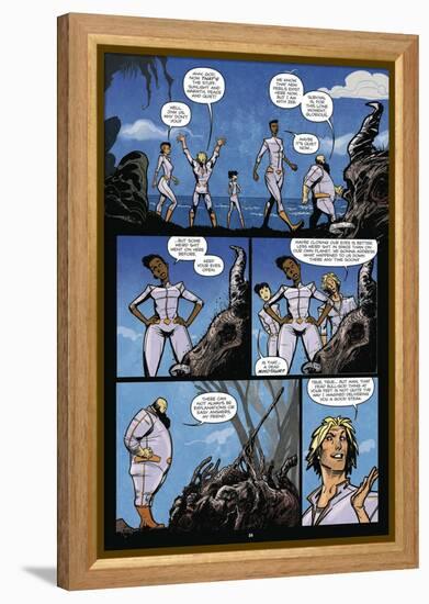 Zombies vs. Robots: Volume 1 - Comic Page with Panels-Anthony Diecidue-Framed Stretched Canvas