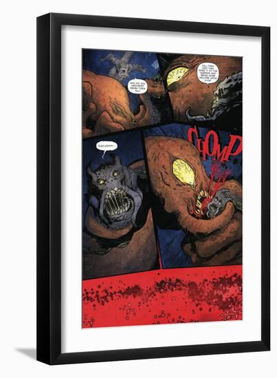 Zombies vs. Robots: Volume 1 - Comic Page with Panels-Anthony Diecidue-Framed Premium Giclee Print