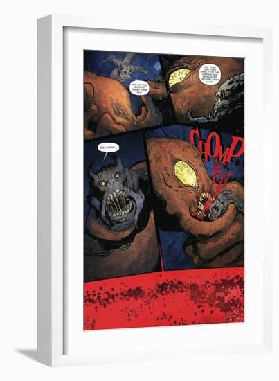 Zombies vs. Robots: Volume 1 - Comic Page with Panels-Anthony Diecidue-Framed Premium Giclee Print