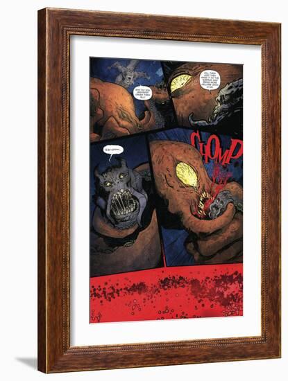 Zombies vs. Robots: Volume 1 - Comic Page with Panels-Anthony Diecidue-Framed Art Print