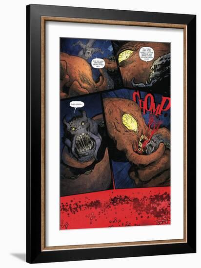 Zombies vs. Robots: Volume 1 - Comic Page with Panels-Anthony Diecidue-Framed Art Print