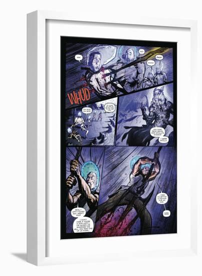 Zombies vs. Robots: Volume 1 - Comic Page with Panels-Anthony Diecidue-Framed Art Print