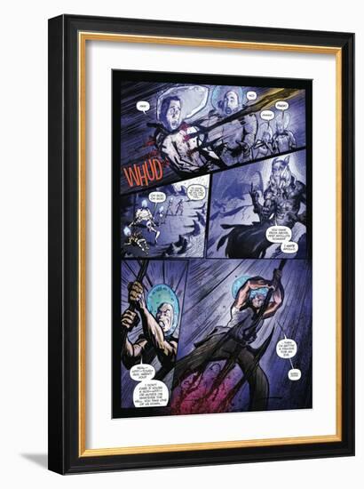 Zombies vs. Robots: Volume 1 - Comic Page with Panels-Anthony Diecidue-Framed Art Print