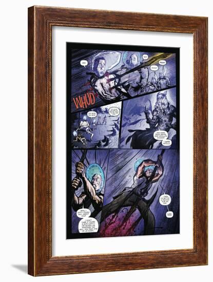 Zombies vs. Robots: Volume 1 - Comic Page with Panels-Anthony Diecidue-Framed Premium Giclee Print