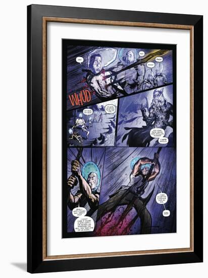 Zombies vs. Robots: Volume 1 - Comic Page with Panels-Anthony Diecidue-Framed Premium Giclee Print