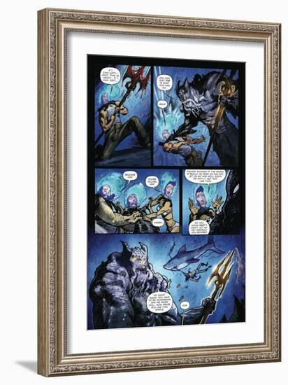 Zombies vs. Robots: Volume 1 - Comic Page with Panels-Anthony Diecidue-Framed Art Print