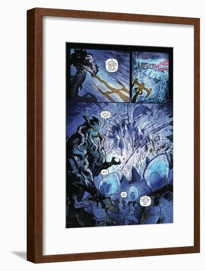 Zombies vs. Robots: Volume 1 - Comic Page with Panels-Anthony Diecidue-Framed Art Print