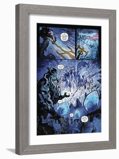 Zombies vs. Robots: Volume 1 - Comic Page with Panels-Anthony Diecidue-Framed Premium Giclee Print