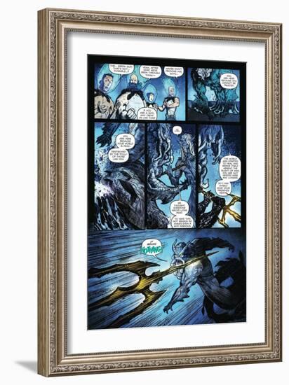 Zombies vs. Robots: Volume 1 - Comic Page with Panels-Anthony Diecidue-Framed Premium Giclee Print