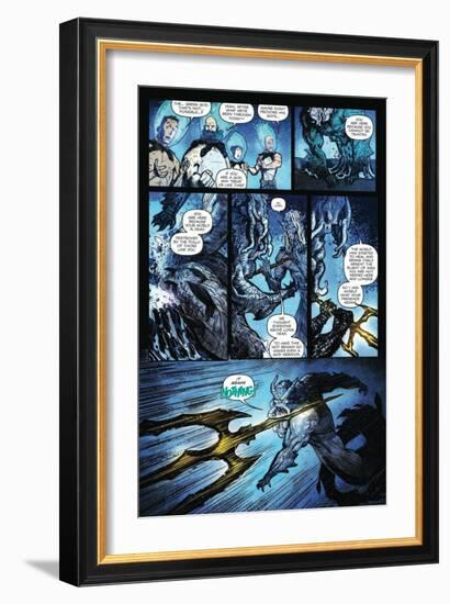 Zombies vs. Robots: Volume 1 - Comic Page with Panels-Anthony Diecidue-Framed Premium Giclee Print