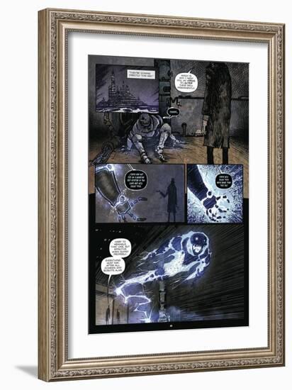 Zombies vs. Robots: Volume 1 - Comic Page with Panels-Anthony Diecidue-Framed Premium Giclee Print