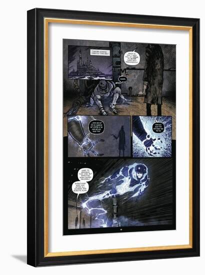 Zombies vs. Robots: Volume 1 - Comic Page with Panels-Anthony Diecidue-Framed Premium Giclee Print