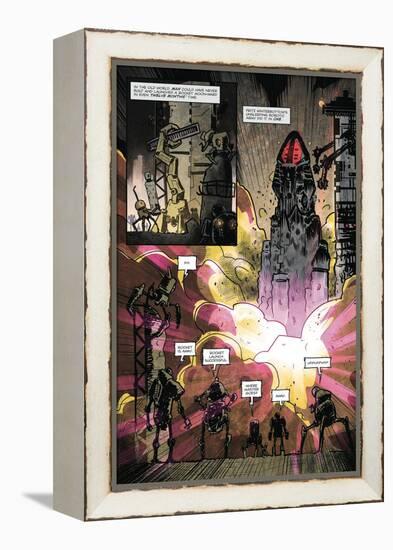 Zombies vs. Robots: Volume 1 - Comic Page with Panels-Anthony Diecidue-Framed Stretched Canvas