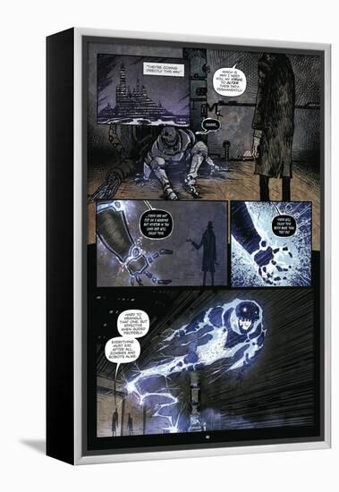 Zombies vs. Robots: Volume 1 - Comic Page with Panels-Anthony Diecidue-Framed Stretched Canvas