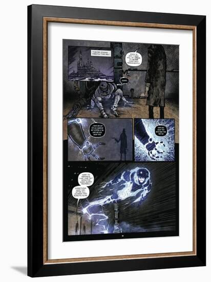 Zombies vs. Robots: Volume 1 - Comic Page with Panels-Anthony Diecidue-Framed Art Print