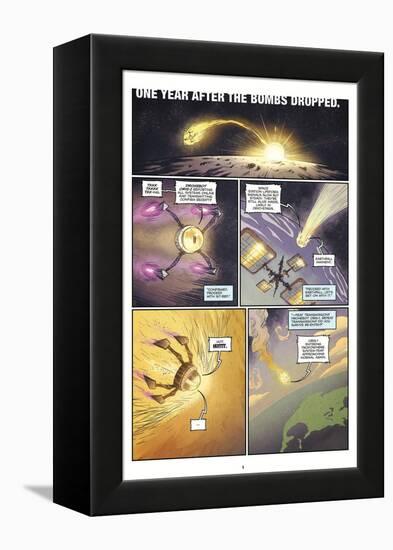 Zombies vs. Robots: Volume 1 - Comic Page with Panels-Anthony Diecidue-Framed Stretched Canvas