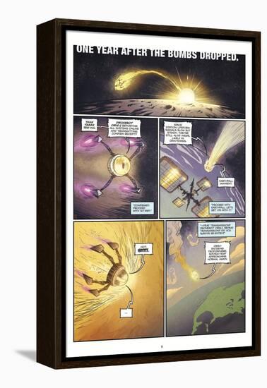 Zombies vs. Robots: Volume 1 - Comic Page with Panels-Anthony Diecidue-Framed Stretched Canvas