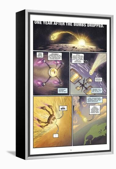 Zombies vs. Robots: Volume 1 - Comic Page with Panels-Anthony Diecidue-Framed Stretched Canvas