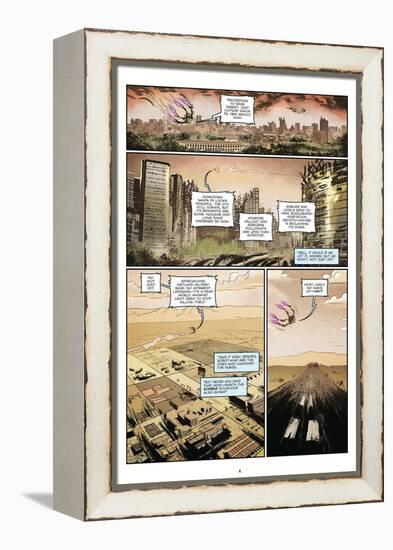 Zombies vs. Robots: Volume 1 - Comic Page with Panels-Anthony Diecidue-Framed Stretched Canvas