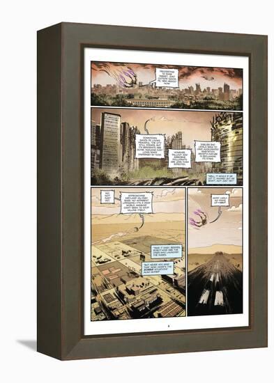 Zombies vs. Robots: Volume 1 - Comic Page with Panels-Anthony Diecidue-Framed Stretched Canvas