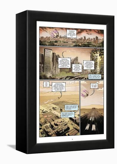 Zombies vs. Robots: Volume 1 - Comic Page with Panels-Anthony Diecidue-Framed Stretched Canvas