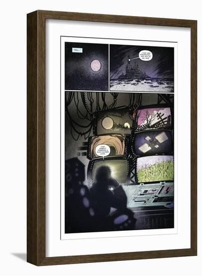 Zombies vs. Robots: Volume 1 - Comic Page with Panels-Anthony Diecidue-Framed Premium Giclee Print